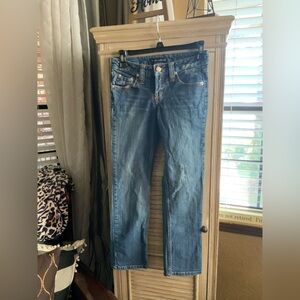 Refuge Women's Straight Leg Blue Jeans